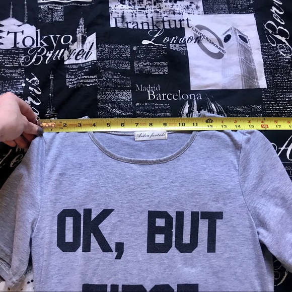 “Ok, but first coffee” T-shirt - Picture 3 of 7